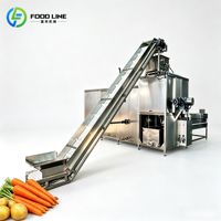 Industriële stoomschilmachine voor aardappelchipslijnen op hoge temperatuur