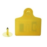Etiquetas de Oreja RFID para Animales LF HDX FDX-B ISO11784/785, Material TPU OEM, Etiquetas de Oreja para Ganado, Cerdos y Ovejas con Código QR, Certificación ICAR, Duraderas
