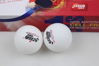 Bola Tenis Meja DHS ABS Plastik 1 Bintang untuk Robot Tenis Meja, Bola Ping Pong Profesional