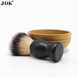 Vendita calda eco-friendly legno Top seller da uomo <span class=keywords><strong>barba</strong></span> <span class=keywords><strong>barba</strong></span> <span class=keywords><strong>pennello</strong></span> Silvertip <span class=keywords><strong>tasso</strong></span> JDK marca usato rasoio di sicurezza Set - Product Image 3