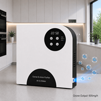 Purificateur d'air portable pour voiture, ioniseur mural, générateur d'ozone O3, commande tactile pour la cuisine, les fruits, les légumes, la viande, les fruits de mer