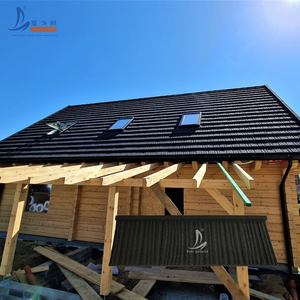 Matériaux de toiture SANGOBUILD, tôles pour toiture, tuiles métalliques, tôle de toiture <span class=keywords><strong>en</strong></span> aluminium revêtue de pierre Galvalume - Product Image 6