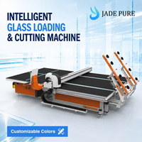 Machine de découpe de verre automatique intelligente Jade Pure, moteur servo CNC, haute précision 0,2 mm, taille de traitement maximale 2700x2100 mm, facile à utiliser