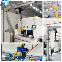 Palans à chaîne métalliques intelligents à fréquence variable D2, à faible hauteur de levage, de 125 kg à 2000 kg, à liaison automatique, pour usage industriel, directement de l'usine