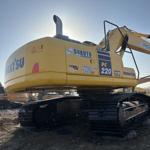 Excavatrice Komatsu 220 de 22 tonnes d'occasion, faible consommation de carburant, avec moteur Cummins de 125 kW et godet de 1,1 m³ - Product Image 6