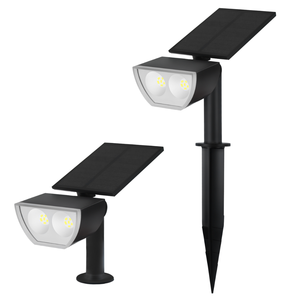 Lumières solaires de paysage de rvb 8 mini <span class=keywords><strong>d</strong></span>écorations de jardin LED tout-en-un de changement de couleur IP65 éclairage extérieur de patio de jardin de pelouse - Product Image 4