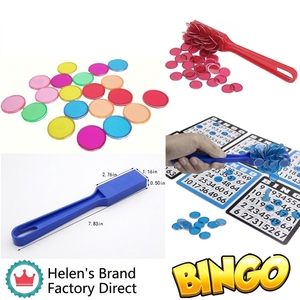 Dacefloy – Ensemble <span class=keywords><strong>de</strong></span> cartes et jetons <span class=keywords><strong>de</strong></span> <span class=keywords><strong>bingo</strong></span> magnétiques, 100 disques en plastique à anneaux, kit éducatif STEM, accessoires d'apprentissage pour 4 joueurs - Product Image 4