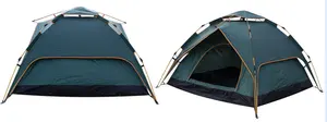 Windproof עמיד למים שכבה כפולה קל נשיאה קמפינג חיצוני אוהל