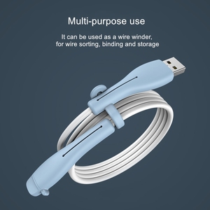 2025 vente chaude adaptée à <span class=keywords><strong>Apple</strong></span> câble de charge étui de protection en Silicone USB ligne de données protecteur en Silicone pour Android - Product Image 5