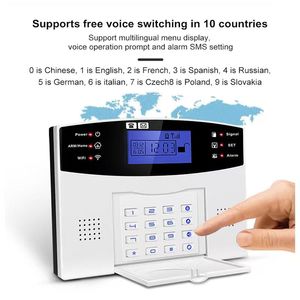 Système d'alarme intelligent WiFi Tuya pas cher avec capteur de mouvement PIR, détection 20-30m, contrôlé par application, système d'alarme anti-intrusion portable en ABS - Product Image 5
