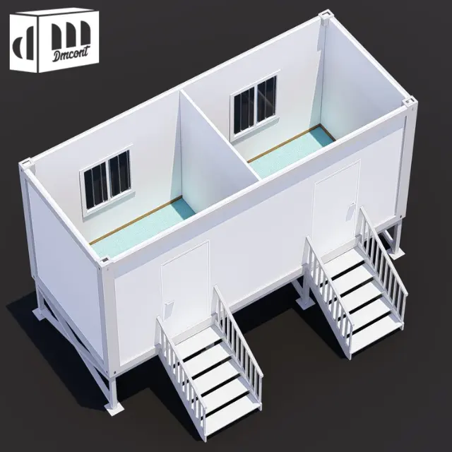 Casa Modulaire Geprefabriceerde Complete Decoratieve Mobiele Wc Toilet Luxe Prefab Container Toilet Met Draagbare Badkamer