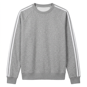 Sweat-shirt unisexe 100 % coton écoresponsable à col zippé, coupe confortable, durable, prix usine abordable, service OEM pour l'automne 2026 - Product Image 1