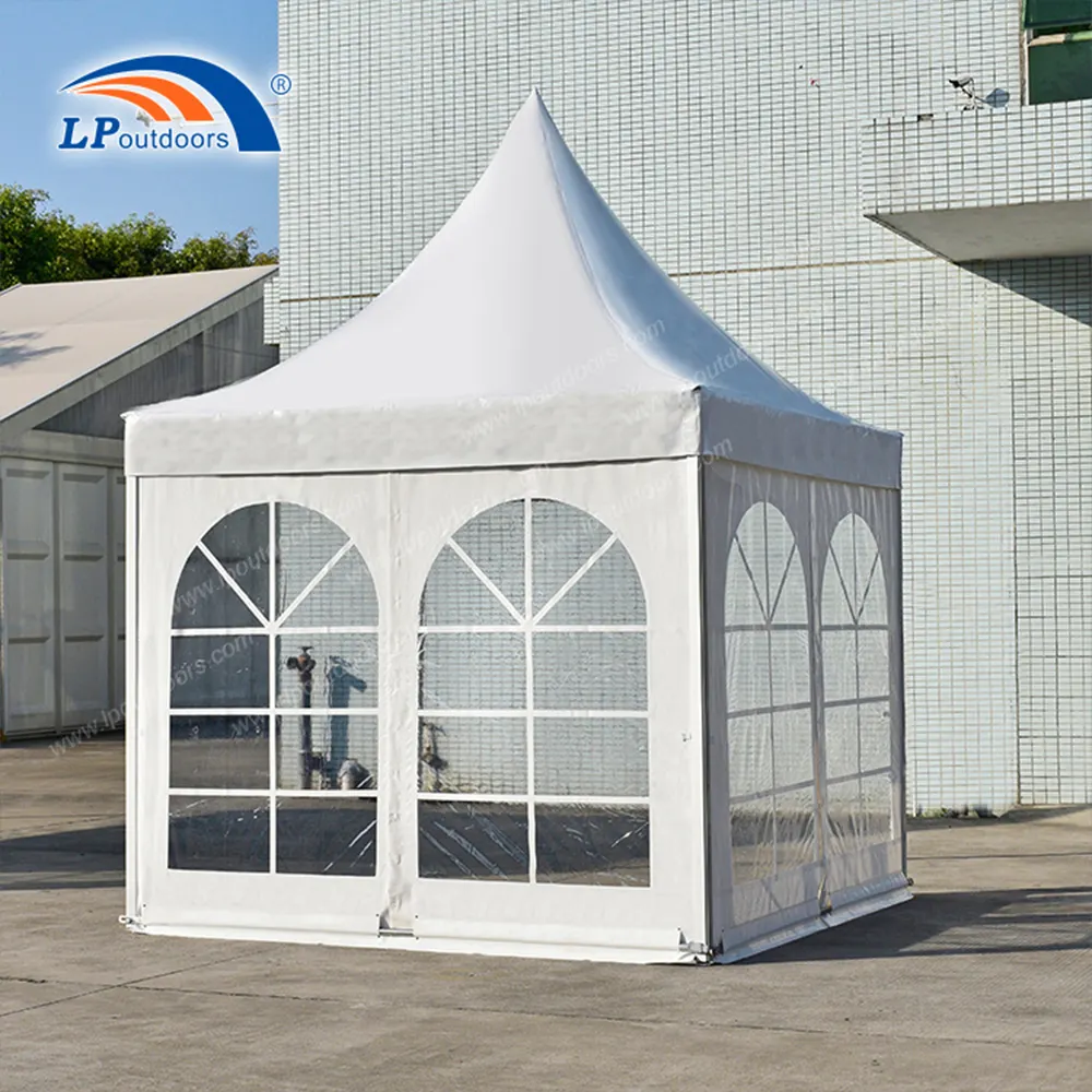 10x10' small pagoda tents used for outdoor flea market stalls or trade show events