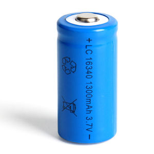 16340 Lithium Ion <b>Battery</b> 3.7V 1300mAh <b>Flat</b> Top For Laser Sight - Product Image 5
