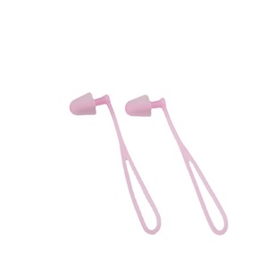 Tapones para los oídos de silicona con cordón para nadar, para adultos y niños, con cuerda de sujeción, impermeables y antipérdida, profesionales - Product Image 1