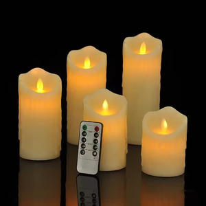 <span class=keywords><strong>Led</strong></span> Không Khói Ấm Trắng Nhấp Nháy Trụ Cột Nến Cho Trang Trí Nội Thất Đảng Cho Lễ Hội Giáng Sinh Đám Cưới Halloween Ramadan - Product Image 3