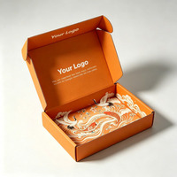 Cajas de Envío de Papel Kraft con Logotipo Personalizado Impreso con Tinta de Soya, Caja de Cartón Corrugado de Alta Calidad, Caja de Cartón Mate para Regalos