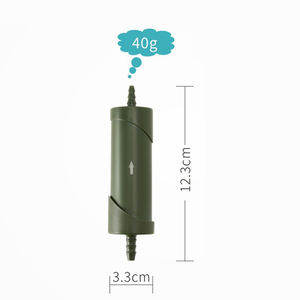 Filtración de supervivencia al aire libre, membrana de fibra hueca, bomba purificadora de agua portátil, senderismo, viaje, equipo de supervivencia - Product Image 3