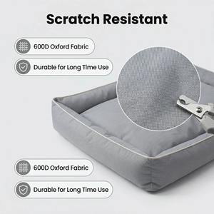 <span class=keywords><strong>Cama</strong></span> para Perro Plegable de Tela Oxford Transpirable, Cómoda, Portátil, Resistente a Desgarros, Relleno de Poliéster, No Desmontable, Fácil de Limpiar - Product Image 3