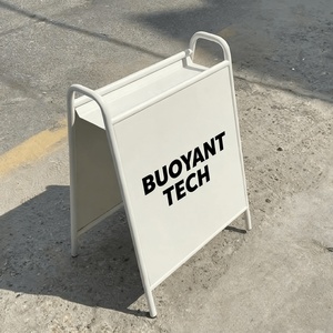 Nuevo Diseño de Letrero Personalizado para Tienda, Soporte Publicitario para Letrero, Marco Metálico, Color Pintado, Letrero para Cafetería - Product Image 1