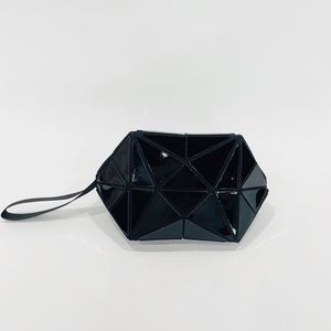 Bolsas de Cosméticos Geométricas Mini Negras de Fábrica BSCI, Bolsa de Aseo Plegable, Bolsa de Moda Personalizada - Product Image 6