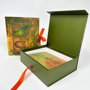 Custom Logo Luxury <b>Foldable</b> Gift <b>Box</b> with Matt Lamination Embossing UV Coating Collapsible Cardboard Magnetic Closure Ribbon - Product Image 1