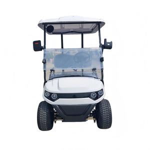 HKBG 2 Seater Electric Golf Cart <b>72V</b> <b>Battery</b> Powered Golf Buggy with Roof & LED Headlights for Golf Course - Product Image 1