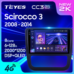 TEYES CC3 2K REPRODUCTOR DE DVD para coche para <span class=keywords><strong>F1</strong></span> Volkswagen Scirocco 3 III Mk3 2008-2014 9 pulgadas GPS Android navegación REPRODUCTOR DE DVD para coche - Product Image 5