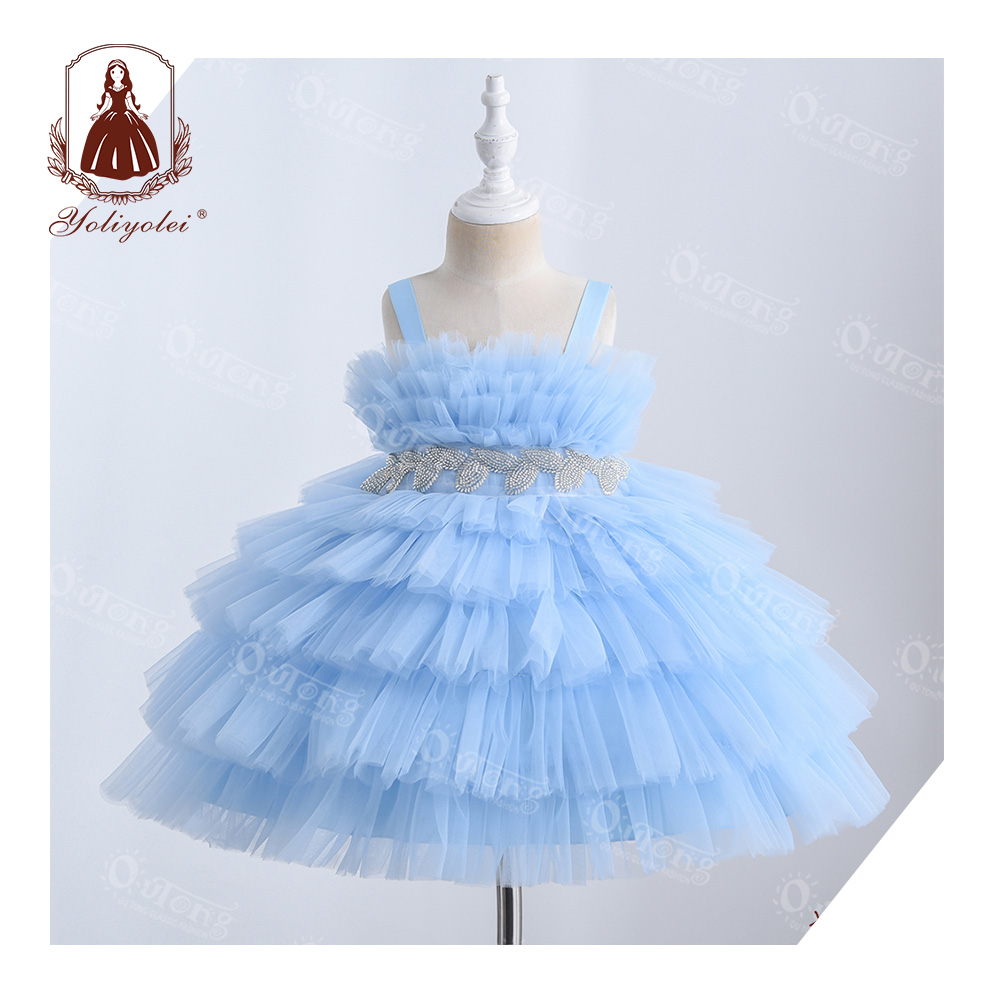 Оптовая продажа, платье для девочки с цветочным принтом, премиум, Oem, фабрика, Outong, платье принцессы, пышные платья для маленьких девочек 5 лет