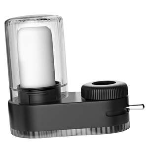 Filtre purificateur de robinet de cuisine et de salle de bain domestique en céramique transparente personnalisée avec filtration au charbon pour éliminer le chlore - Product Image 1