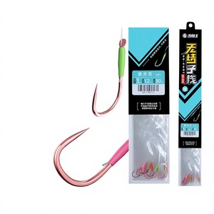 สายเอ็นตกปลา Hailongwang Sea Dragon King แบบ 6 ชิ้น ไม่มีปม ตัวเบ็ดคู่ ผูกสำเร็จ ป้องกันการพันกัน สำหรับการแข่งขัน สายเอ็นแบบ Wolf-tooth - Product Image 5