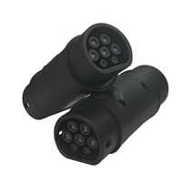 Adaptateur GB/T vers Type 2 pour véhicules électriques, convertisseur de charge AC 16A/32A pour voitures électriques chinoises vers bornes de recharge européennes