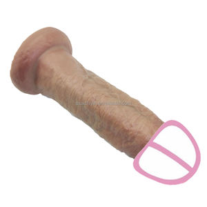 Juguetes para adultos calientes de fábrica, consolador grande de silicona líquida, pene grande supersuave <span class=keywords><strong>con</strong></span> diseño de cabeza de hongo de vena realista para mujeres - Product Image 4