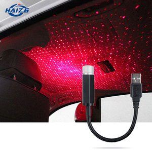 HAIZG-Lámpara de proyector de cielo estrellado Led USB, accesorios decorativos para Interior, luz de techo de coche, Estrella - Product Image 4
