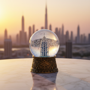 Globo di Neve Architettonico Personalizzato, Produzione di Fabbrica, Globo d'Acqua da 100MM, Ornamento per la Casa, Mini Globo di Neve in Vetro - Product Image 5