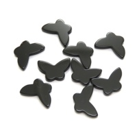 Offre Spéciale – Plaques Rondes en Onyx Noir Double Face 3-12 mm, Pierres Naturelles, Tranches d'Onyx Rouge, Agate Noire, Pièces d'Agate Rouge