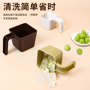 ช้อนตวงพลาสติกทรงสี่เหลี่ยมสำหรับกาแฟและชา ยี่ห้อ Frappuccino Ice Scoop ขนาด 9.5 ซม. สีขาวยูคาลิปตัส - Product Image 5