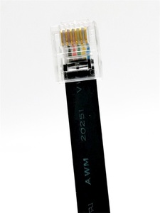 Câble téléphonique modulaire plat bas quantité minimale <span class=keywords><strong>de</strong></span> commande rj12 6p6c ul20251 pour climatiseur - Product Image 2