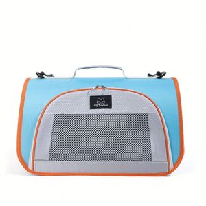 Sac de transport pliable et respirant pour animaux de compagnie, sac à main portable pour voyages en plein air, pour petits chiens, chiots et chatons - Product Image 1