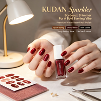 Vernis à ongles KUDAN 20Y Factory, 40 couleurs, à base d'eau, pelable, séchage rapide, sans odeur, CPNP HALAL ISO22716, vente en gros OEM, faible MOQ