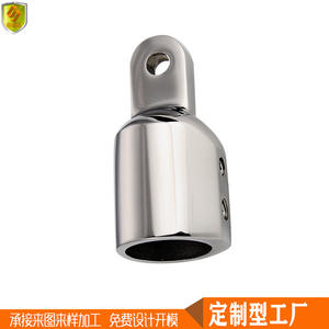 Raccord de tuyauterie en acier inoxydable 316 à double capuchon lisse de 25 mm, vente directe d'usine, accessoires de store pour quincaillerie marine - Product Image 4