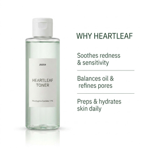 Heartleaf Toner 77% Houttuynia Cordata Soothing Calming Toner for Acne Prone Sensitive Oily Skin Redness Pore Korean - Product Image 2
