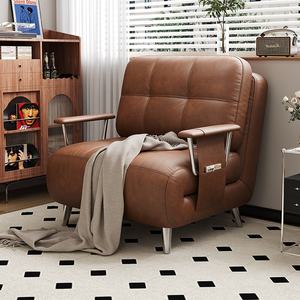 Fabrikant aanpasbare moderne lederen multifunctionele metalen opklapbare bedstoel bank metalen frame hoge-dichtheid schuim woonkamer - Product Image 2