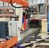 Prix usine KUKA KR35 R1840-3 HW Robot de soudage intelligent avec charge utile de 35 kg, poste de soudage sur rail pour poutres en H