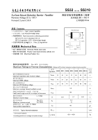 Diode redresseuse à barrière Schottky à montage en surface SS34 SMA DO-214AC VRRM40 VRMS28 VDC40 VF0.55 Courant direct 3.0A