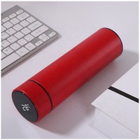 Versand bereit Best Promotion 500ml Led Smart Geschenk becher Edelstahl Vakuum Hand Induktion Love Touch Warm Cup
