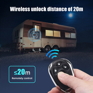 HOMFUL – serrure de porte de <span class=keywords><strong>camping</strong></span>-<span class=keywords><strong>car</strong></span> sans clé, reconnaissance d'empreintes digitales, télécommande, déverrouillage de clé, serrure intelligente de caravane RV - Product Image 3