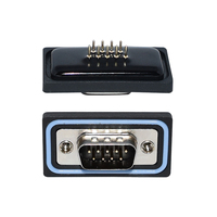 Conector USB Macho/Hembra de Alta Potencia IP67 para Automoción, Carcasa de Aleación de Zinc con Baño de Oro, DB9 HDB15, 300V 5A
