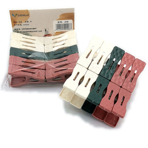 Paquete de 10 Pinzas de Plástico para Ropa, Multifuncionales, Resistentes al Viento, para Secar Ropa - Product Image 1