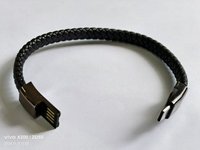 Câble USB 2.0 en bracelet, chargeur et synchronisation de données pour téléphone et tablette, vente flash